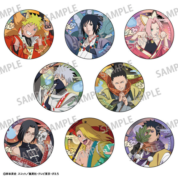 『NARUTO-ナルト- 疾風伝』トレーディング和紙風缶バッジ/妖怪アレンジ衣装【BOX】